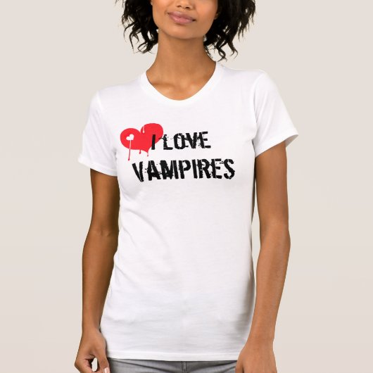 Liebe I Vampires T-Shirt (Vorderseite)