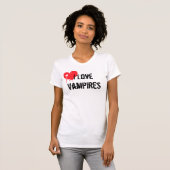 Liebe I Vampires T-Shirt (Vorne ganz)
