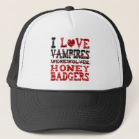 Liebe I Vampires Werewolves-Honigdachs