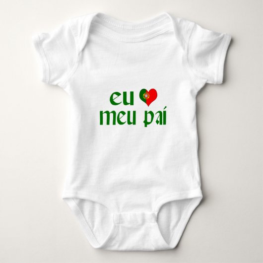 Liebe I Vater - Portugiese Baby Strampler (Vorderseite)