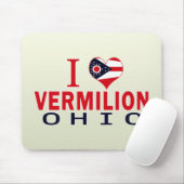 Liebe I Vermilion, Ohio Mousepad (Mit Mouse)