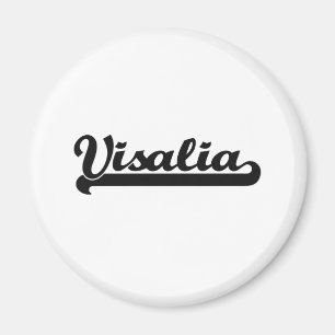 Liebe I Visalia Kalifornien klassischer Entwurf Magnet