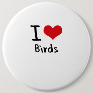 Liebe I Vögel Button