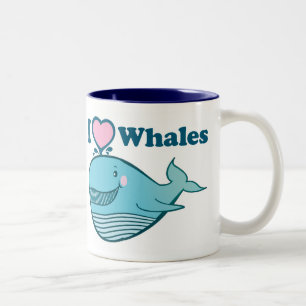 Liebe I Wal-Tasse Zweifarbige Tasse