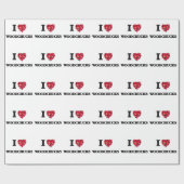 Liebe I Waldmurmeltiere Geschenkpapier (Flach)