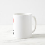 Liebe I Wales-Tasse Kaffeetasse (VorderseiteRechts)