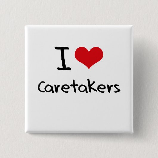 Liebe I Wärter Button (Vorderseite)
