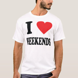Liebe I weekends Ikone T-Shirt