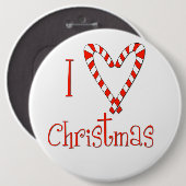 Liebe I Weihnachten Button (Vorne & Hinten)