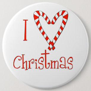 Liebe I Weihnachten Button
