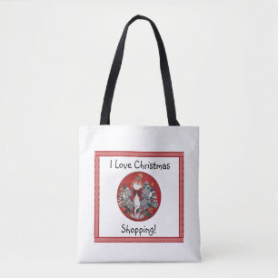 Liebe I Weihnachtseinkaufstasche Tasche