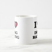 Liebe I Widerstand-Laufen Kaffeetasse (Mittel)