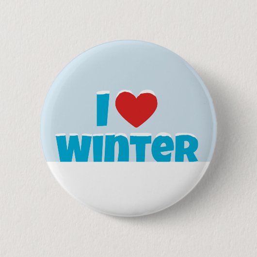 Liebe I Winter Button (Vorderseite)