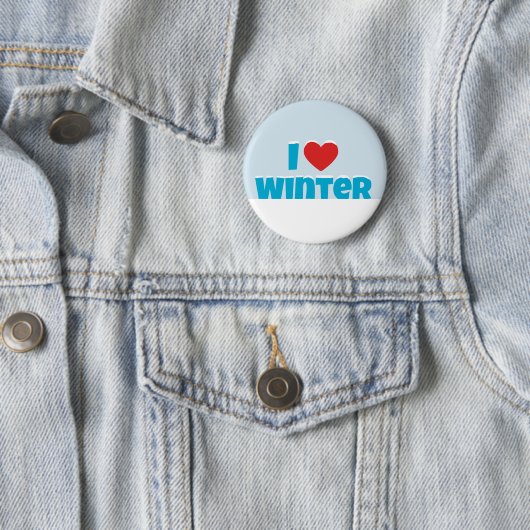 Liebe I Winter Button (Beispiel)