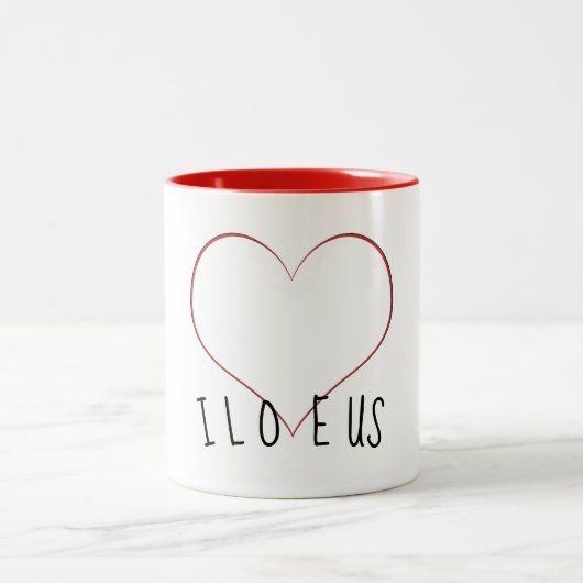 Liebe I wir klassische Tasse 11oz (Mittel)