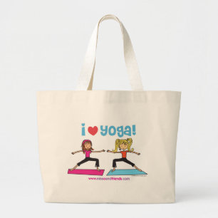 Liebe I Yoga Jumbo Stoffbeutel