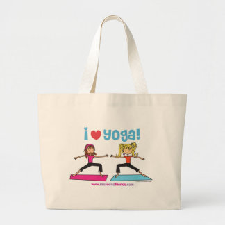 Liebe I Yoga Jumbo Stoffbeutel