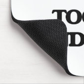 Liebe I Zahn und Nagel Mousepad (Ecke)
