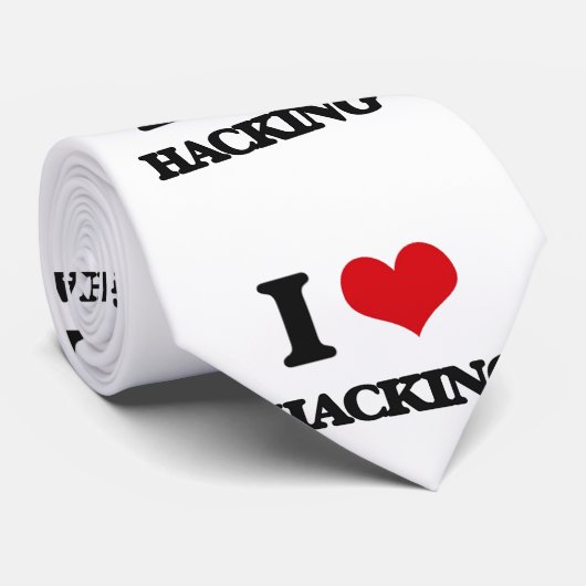 Liebe I Zerhacken Krawatte (Gerollt)