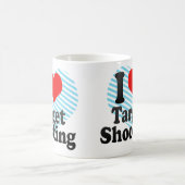 Liebe I Ziel-Schießen Kaffeetasse (Mittel)