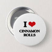 Liebe I Zimt Rolls Button (Vorne & Hinten)
