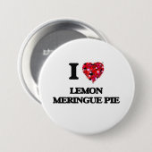 Liebe I Zitronen-Meringe-Torte Button (Vorne & Hinten)