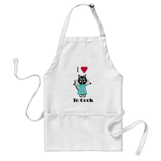 Liebe I zu kochen Schürze (Vorne)