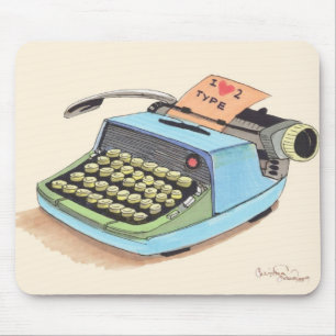 Liebe I zu schreiben! Mousepad