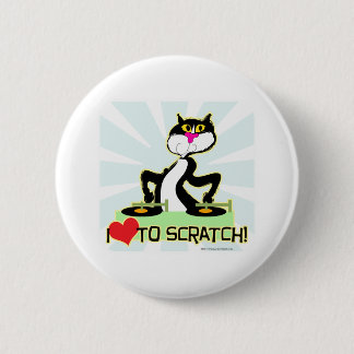 Liebe I zu verkratzen Button