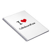 Liebe I Zusammenarbeit Notizblock (Rechte Seite)