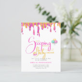 Liebe Ice Creme Baby Girl Shower (Stehend Vorderseite)