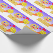 Liebe, ich bin ein Bot Geschenkpapier (Ecke)