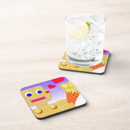 Liebe, ich bin ein Bot Untersetzer (Rechte Seite)