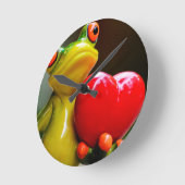 Liebe....Ich bin Lonley Runde Wanduhr (Winkel)