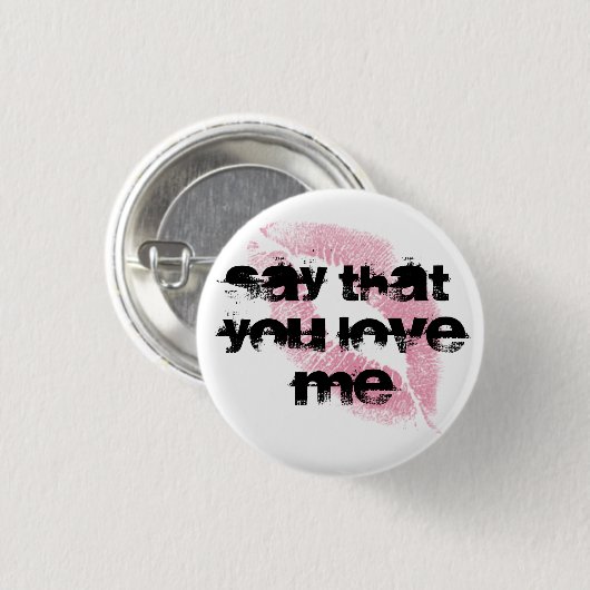 Liebe ich Button (Vorne & Hinten)