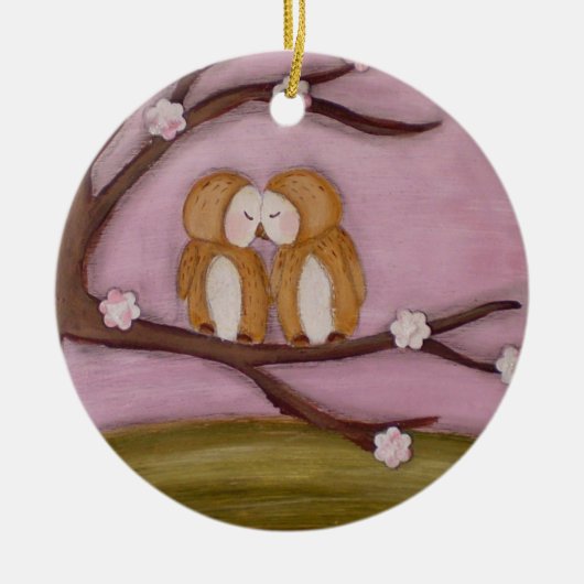 Liebe ich immer Verzierung Keramikornament (Vorne)