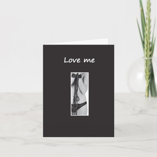 Liebe ich Knoten Karte (Vorderseite)