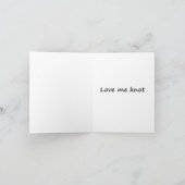 Liebe ich Knoten Karte (Innenseite)