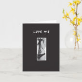 Liebe ich Knoten Karte (Gelbe Blume)