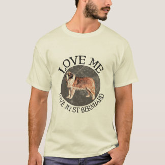 Liebe ich, Liebe mein Bernhardiner T-Shirt