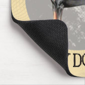 Liebe ich, Liebe mein Dobermann Mousepad (Ecke)
