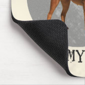 Liebe ich, Liebe mein Dogue Mousepad (Ecke)