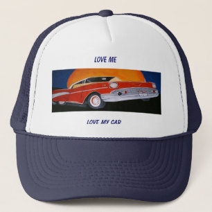 LIEBE ICH LIEBE MEINE AUTO-Ballkappe Truckerkappe
