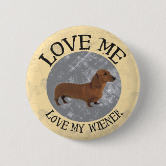 Liebe ich, Liebe meine Dackel Button