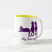 Liebe ich, Liebe meine Katze 15oz Tasse (VorderseiteRechts)