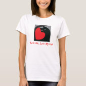 Liebe ich, Liebe meine Katze T-Shirt (Vorderseite)