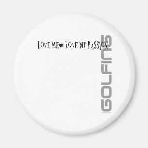 Liebe ich - Liebe meine Leidenschaft - Golf Magnet