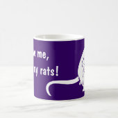 Liebe ich, Liebe meine Ratten! Kaffeetasse (Mittel)