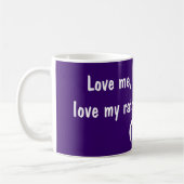 Liebe ich, Liebe meine Ratten! Kaffeetasse (Links)