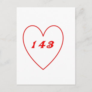 Liebe, ich Liebe Sie Postkarte